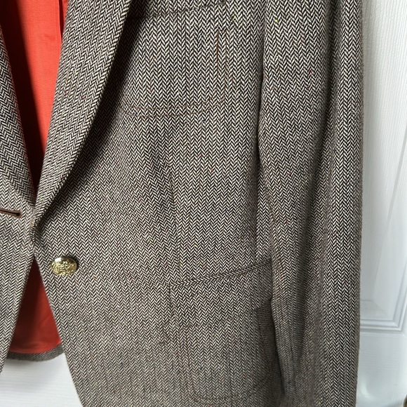 Cremieux fully lined blazer with elbow patches - Picture 3 of 6